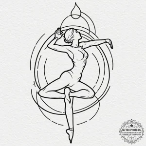 Tattoo sketch, yoga pose, energy flow, a styl... - эскиз тату (№1752402595_0, 13.07.2025 10:29) — tattoo-photo.ru