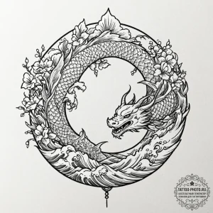 Tattoo sketch, imagined futures globe, a styl... - эскиз тату (№1752406441_0, 13.07.2025 11:34) — tattoo-photo.ru