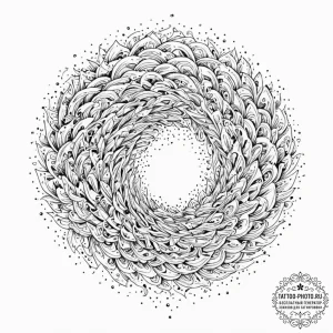 Tattoo sketch, wave of collective thought, a... - эскиз тату (№1752421738_0, 13.07.2025 15:48) — tattoo-photo.ru