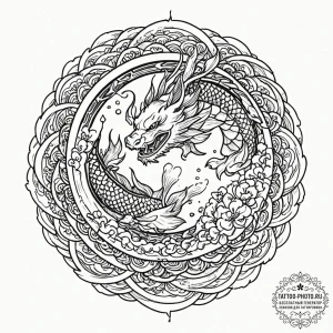Tattoo sketch, kinetic sphere of influence, a... - эскиз тату (№1752423237_0, 13.07.2025 16:13) — tattoo-photo.ru