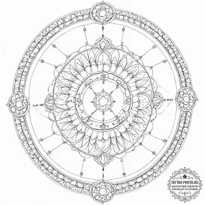 Tattoo sketch, mirror, mirror on the wall, da... - эскиз тату (№1752427634_0, 13.07.2025 17:27) — tattoo-photo.ru