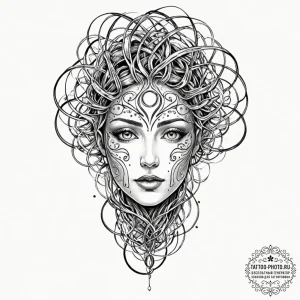 **tattoo sketch, opening of the mind's eye (d... - эскиз тату (№1752430053_0, 13.07.2025 18:07) — tattoo-photo.ru