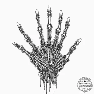 Tattoo sketch, zombie hand, data grasp, a dec... - эскиз тату (№1752433589_0, 13.07.2025 19:06) — tattoo-photo.ru