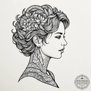 Tattoo sketch, quilted memories (human form),... - эскиз тату (№1752438105_0, 13.07.2025 20:21) — tattoo-photo.ru