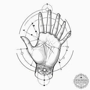 Tattoo sketch, phantom programmer's hand, a t... - эскиз тату (№1752438885_0, 13.07.2025 20:34) — tattoo-photo.ru