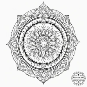 Tattoo sketch, transcendent tarot card, a cla... - эскиз тату (№1752439660_0, 13.07.2025 20:47) — tattoo-photo.ru