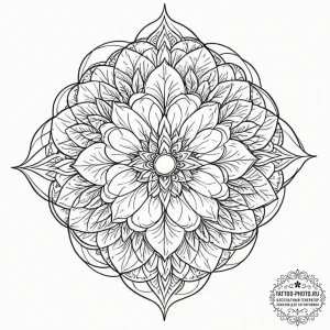 Tattoo sketch, jungle vines, fiber optic root... - эскиз тату (№1752443434_0, 13.07.2025 21:50) — tattoo-photo.ru