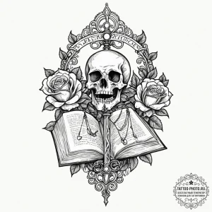 Tattoo sketch, judgment day algorithm, a styl... - эскиз тату (№1752450825_0, 13.07.2025 23:53) — tattoo-photo.ru