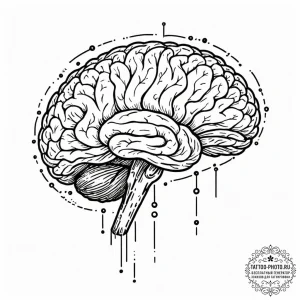 Tattoo sketch, inherited memory code, a styli... - эскиз тату (№1752454260_0, 14.07.2025 00:51) — tattoo-photo.ru