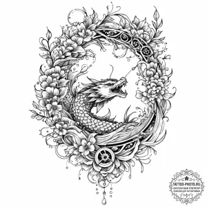 Tattoo sketch, mechanical mockingbird, a smal... - эскиз тату (№1752456282_0, 14.07.2025 01:24) — tattoo-photo.ru