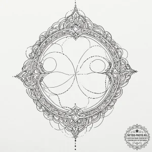 Tattoo sketch, horizon of infinite possibilit... - эскиз тату (№1752457119_0, 14.07.2025 01:38) — tattoo-photo.ru