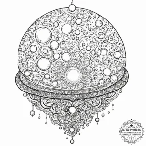 Tattoo sketch, bubblegum bubble bursting to r... - эскиз тату (№1752457876_0, 14.07.2025 01:51) — tattoo-photo.ru