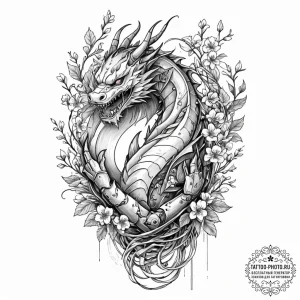 Tattoo sketch, overgrown robot hand, a detail... - эскиз тату (№1752460801_0, 14.07.2025 02:40) — tattoo-photo.ru