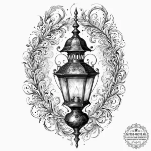 Tattoo sketch, netherworld navigator's lanter... - эскиз тату (№1752461726_0, 14.07.2025 02:55) — tattoo-photo.ru