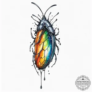 Tattoo sketch, metamorphosis pod (digital), a... - эскиз тату (№1752482404_0, 14.07.2025 08:40) — tattoo-photo.ru