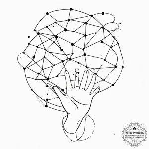 Tattoo sketch, displaced constellation, a fam... - эскиз тату (№1752501554_0, 14.07.2025 13:59) — tattoo-photo.ru