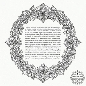 Tattoo sketch, fading memory scroll, an antiq... - эскиз тату (№1752506164_0, 14.07.2025 15:16) — tattoo-photo.ru