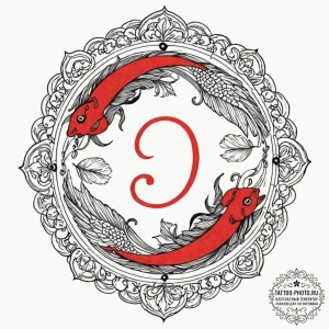 Tattoo sketch a dynamic word for the zodiac s... - эскиз тату (№1752528731_0, 14.07.2025 21:32) — tattoo-photo.ru