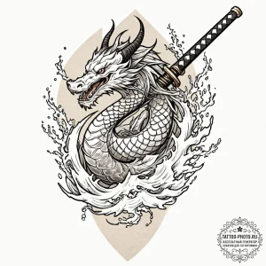 Tattoo design a detailed depiction of a speci... - эскиз тату (№1752533073_0, 14.07.2025 22:44) — tattoo-photo.ru