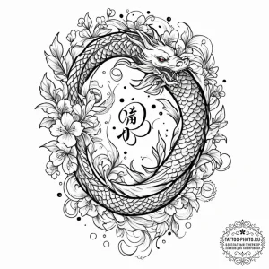 Tattoo design a vine with significant dates o... - эскиз тату (№1752534354_0, 14.07.2025 23:05) — tattoo-photo.ru