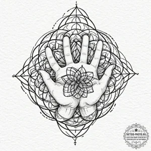 Tattoo sketch a person's hands untangling a c... - эскиз тату (№1752537897_0, 15.07.2025 00:04) — tattoo-photo.ru