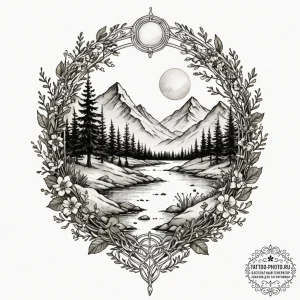 Tattoo design a fading abstract battlefield s... - эскиз тату (№1752540032_0, 15.07.2025 00:40) — tattoo-photo.ru
