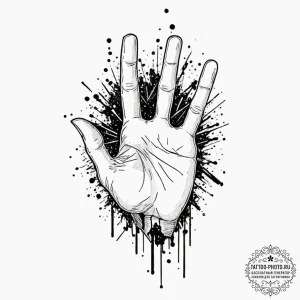 Tattoo design a visual representation of "let... - эскиз тату (№1752541862_0, 15.07.2025 01:11) — tattoo-photo.ru