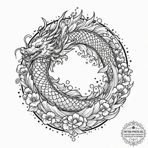 A sketch of the continental hotel coin, a sym... - эскиз тату (№1752542882_0, 15.07.2025 01:28) — tattoo-photo.ru
