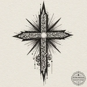 Tattoo sketch a delicate "light beam" passing... - эскиз тату (№1752547399_0, 15.07.2025 02:43) — tattoo-photo.ru