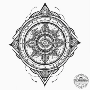 127. a linework sketch of the flux capacitor,... - эскиз тату (№1752549276_0, 15.07.2025 03:14) — tattoo-photo.ru