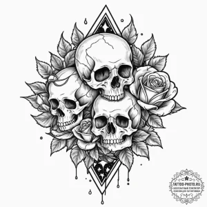Tattoo design a comet with a tail not of gas... - эскиз тату (№1752552560_0, 15.07.2025 04:09) — tattoo-photo.ru