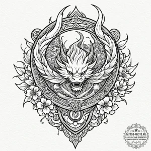 Tattoo design a shield with two crossing swor... - эскиз тату (№1752552815_0, 15.07.2025 04:13) — tattoo-photo.ru