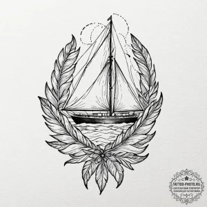 Tattoo design a subtle ombre effect on a natu... - эскиз тату (№1752555285_0, 15.07.2025 04:54) — tattoo-photo.ru