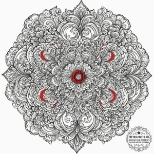 Engraving, artistic tattoo sketch, black and... - эскиз тату (№1752556222_0, 15.07.2025 05:10) — tattoo-photo.ru