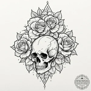 Sakura, tattoo drawing outline, chicano tatto... - эскиз тату (№1752560231_0, 15.07.2025 06:17) — tattoo-photo.ru