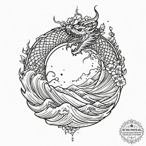 A neo-traditional portrait of merlin the wiza... - эскиз тату (№1752563054_0, 15.07.2025 07:04) — tattoo-photo.ru