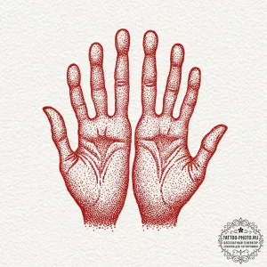 A watercolor sketch of the "foot massage" mon... - эскиз тату (№1752564502_0, 15.07.2025 07:28) — tattoo-photo.ru
