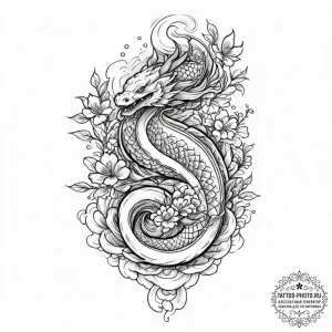 A bonsai tree growing on a turtle's back, tat... - эскиз тату (№1752567405_0, 15.07.2025 08:16) — tattoo-photo.ru