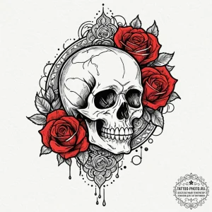 Tattoo design a powerful thought bubble with... - эскиз тату (№1752569537_0, 15.07.2025 08:52) — tattoo-photo.ru