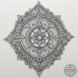 Puzzle, tattoo line art, ornamental tattoo, d... - эскиз тату (№1752573302_0, 15.07.2025 09:55) — tattoo-photo.ru
