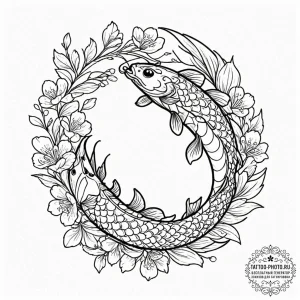 Ladybug, artistic tattoo sketch, on a clean w... - эскиз тату (№1752573590_0, 15.07.2025 09:59) — tattoo-photo.ru