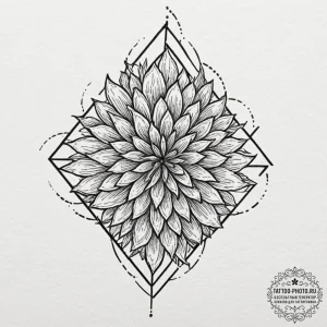 Tattoo sketch an abstract representation of a... - эскиз тату (№1752574447_0, 15.07.2025 10:14) — tattoo-photo.ru