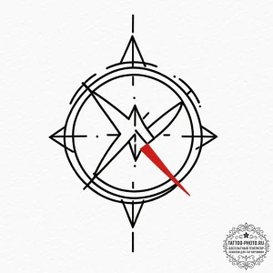 Tattoo design a minimalistic symbol of a resp... - эскиз тату (№1752575388_0, 15.07.2025 10:29) — tattoo-photo.ru