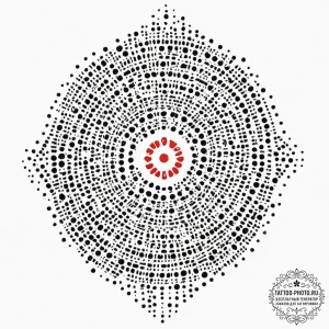 Binary code pattern, tattoo line art, black a... - эскиз тату (№1752580247_0, 15.07.2025 11:50) — tattoo-photo.ru