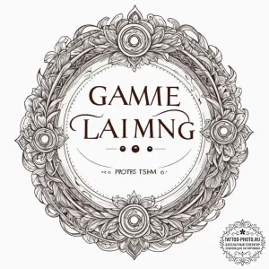 Tattoo design an abstract "game loading" scre... - эскиз тату (№1752580404_0, 15.07.2025 11:53) — tattoo-photo.ru