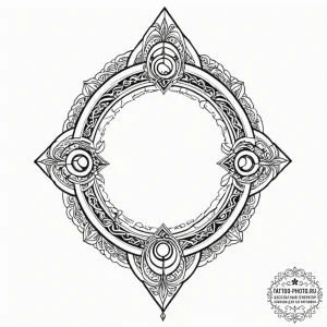 103. tattoo sketch: "opora" rune as part of a... - эскиз тату (№1752582690_0, 15.07.2025 12:31) — tattoo-photo.ru