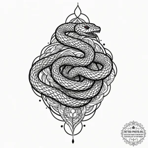 Tattoo sketch a person shedding their old ski... - эскиз тату (№1752589506_0, 15.07.2025 14:25) — tattoo-photo.ru