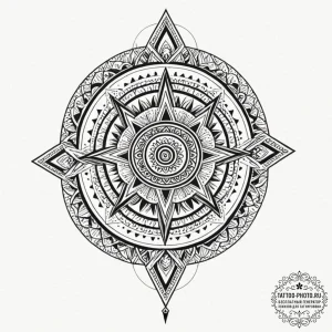 Tattoo sketch a person standing on a small as... - эскиз тату (№1752590871_0, 15.07.2025 14:47) — tattoo-photo.ru