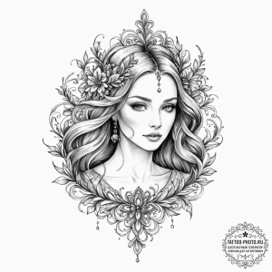 A watercolor sketch of the "like a virgin" mo... - эскиз тату (№1752591044_0, 15.07.2025 14:50) — tattoo-photo.ru