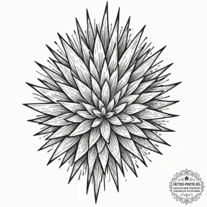 Tattoo design a controlled explosion, contain... - эскиз тату (№1752591383_0, 15.07.2025 14:56) — tattoo-photo.ru